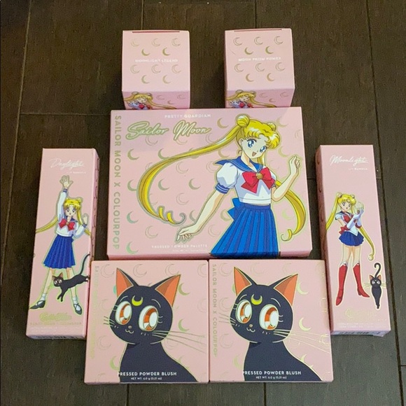 Colourpop x sailor moon full makeup collection